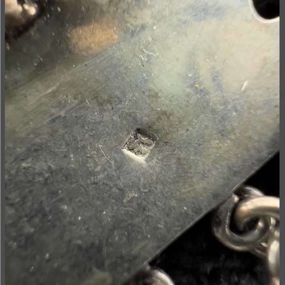 Egyptian Revival Stars Crescent Moon 800 Silver Necklace And Earrings 62.9g - Picture 8 of 8